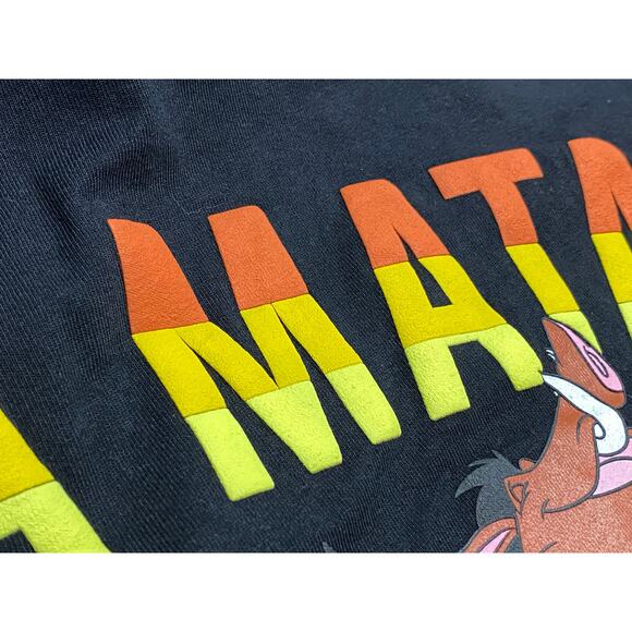 Disney The Lion King Shirt Spirit Jersey Hakuna Matata Black Simba Small - Picture 3 of 11